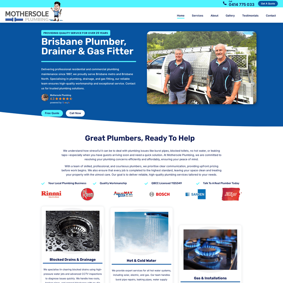 mothersole plumbing